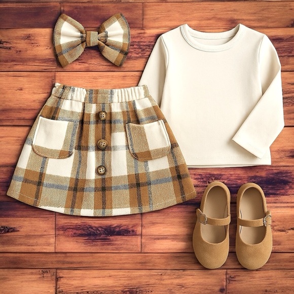 Other - Adorable Toddler Plaid Skirt